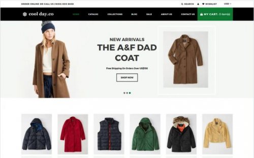 Cool Day.Co – Outerwear Store Shopify Theme