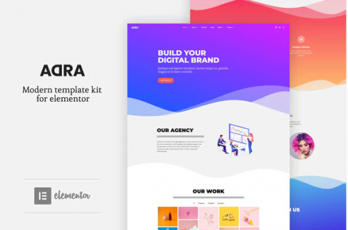Adra – Modern & Creative Elementor Template Kit adra modern creative elementor template kit