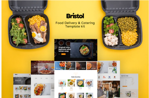 Bristol – Food Delivery & Catering Elementor Template Kit bristol – food delivery catering elementor template kit