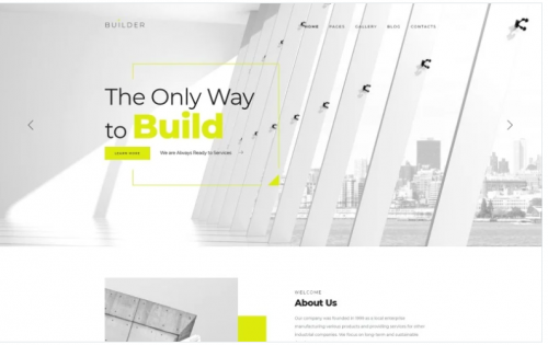 Builder – Construction Company Multipage Corporate Joomla Template builder construction company multipage corporate joomla template