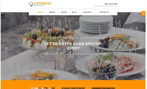 Catering Services Joomla Template catering services joomla template
