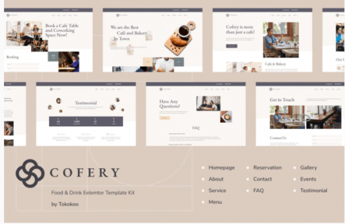 Cofery | Restaurant & Cafe Elementor Template Kit cofery restaurant cafe elementor template kit