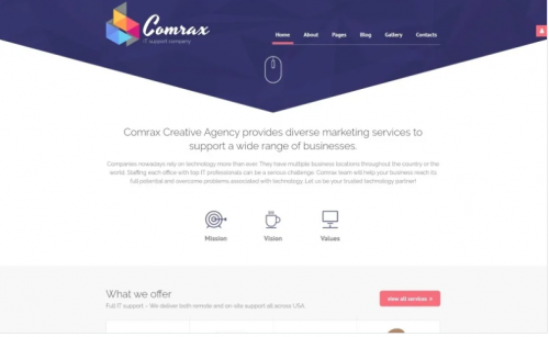 Comrax – IT Consulting Joomla Template comrax it consulting joomla template