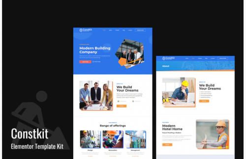 Constkit – Construction and Industrial Elementor Template constkit construction and industrial elementor template
