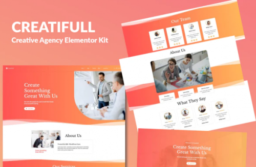 Creatifull – Creative Agency Elementor Template Kit creatifull creative agency elementor template kit