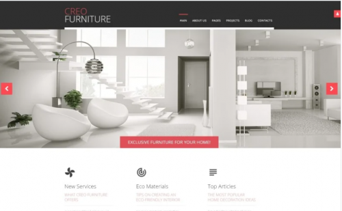 Creo Furniture – Furniture Multipage Creative Joomla Template creo furniture furniture multipage creative joomla template