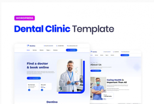 Dentino – Dental Clinic Template Kit dentino – dental clinic template kit