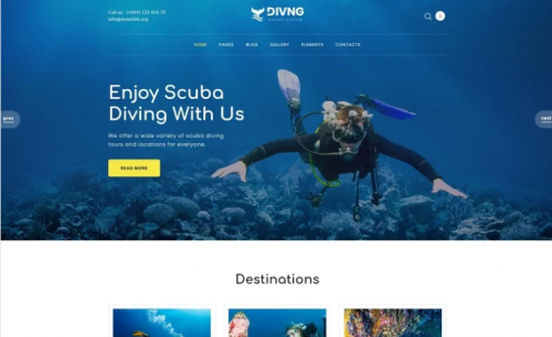 Divng – Diving Responsive Modern Joomla Template divng diving responsive modern joomla template