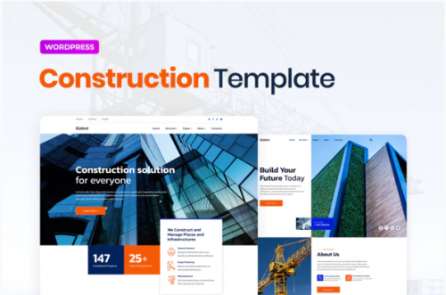 Dustro – Construction Company Elementor Template Kit dustro – construction company elementor template kit