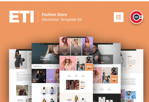 ETI – Fashion Store Elementor Template Kit eti fashion store elementor template kit