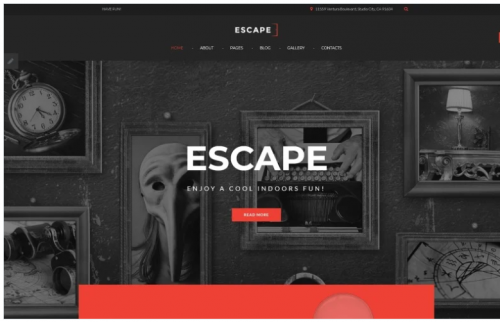 Escape – Escape Room Joomla Template escape escape room joomla template