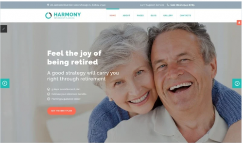 Harmony – Retirement Planning Joomla Template harmony retirement planning joomla template