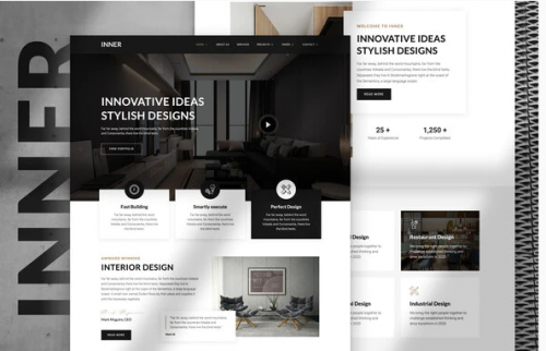 Inner – Interior Design & Architecture Template Kit inner – interior design architecture template kit