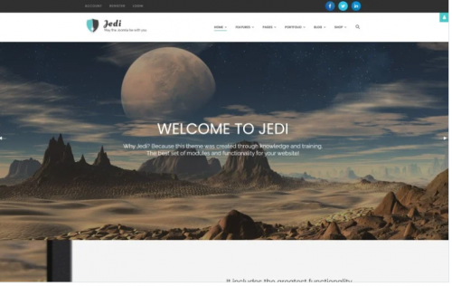 Jedi – Multifunctional Joomla Template jedi multifunctional joomla template