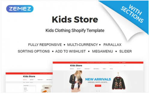 Kids Clothing Store Shopify Theme kids clothing store shopify theme