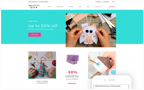 Made with Love – Hobbies & Crafts Creative Shopify Theme made with love hobbies crafts creative shopify theme