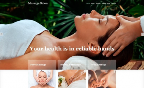 Massage Salon Ready-to-Use Modern Joomla Template massage salon ready to use modern joomla template