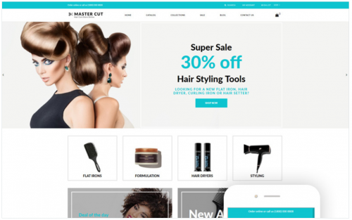 Master Cut – Beauty Clean Shopify Theme master cut beauty clean shopify theme
