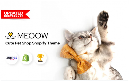 Meoow – Cute Pet Shop Shopify Theme meoow cute pet shop shopify theme