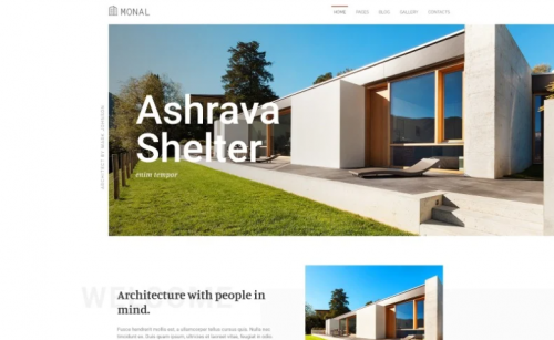 Monal – Architect Multipage Clean Joomla Template monal architect multipage clean joomla template