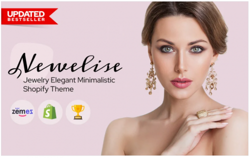 Newelise – Jewelry Elegant Minimalistic Shopify Theme newelise jewelry elegant minimalistic shopify theme