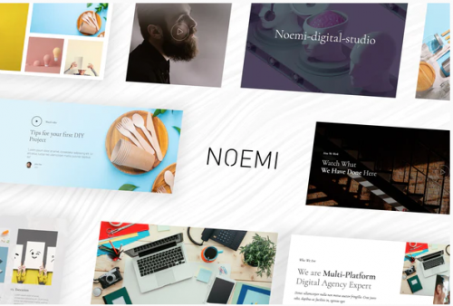 Noemi – Creative Agency & Portfolio Template Kit noemi – creative agency portfolio template kit