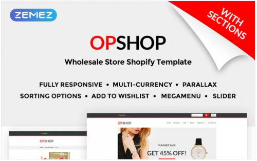 OpShop – Wholesale Store Shopify Theme opshop wholesale store shopify theme