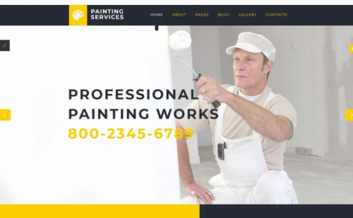 Painting Services Joomla Template painting services joomla template