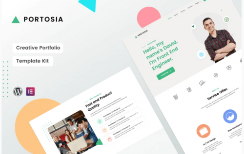 Portosia | Creative Portfolio Template Kit portosia creative portfolio template kit