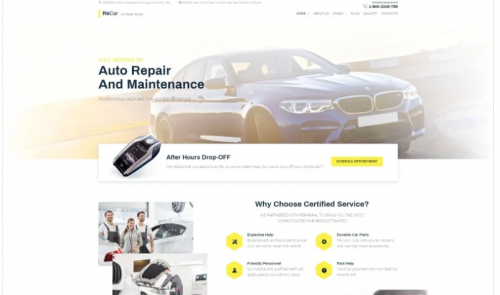 ReCar – Auto Repair Multipage Clean Joomla Template recar auto repair multipage clean joomla template