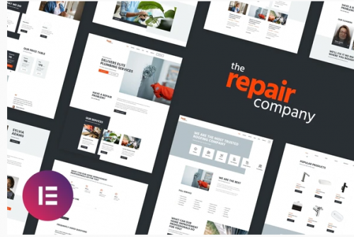 Renovirta – Plumbing & Repair Elementor Template Kit renovirta plumbing repair elementor template kit