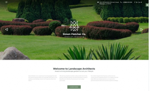 Simon Fletcher – Landscape Architects Joomla Template simon fletcher landscape architects joomla template