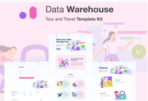 Stroranger – Data Warehouse Elementor Template Kit stroranger data warehouse elementor template kit