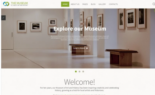 The Museum – Art & History Museum Responsive Joomla Template the museum art history museum responsive joomla template
