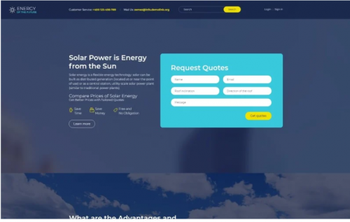 Energy Of The Future – Solar Energy Joomla Template energy of the future solar energy joomla template