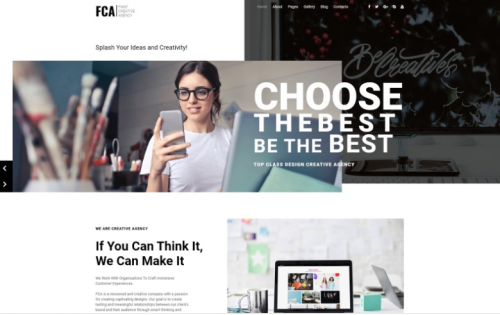 FCA – Impressive Creative Agency Joomla Template fca impressive creative agency joomla template