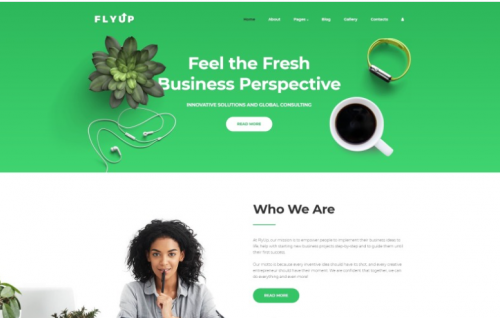FlyUp – Startup Business Consulting Modern Joomla Template flyup startup business consulting modern joomla template