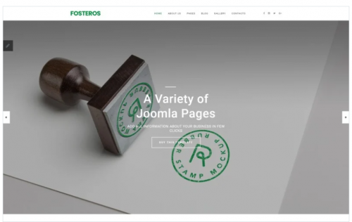 Fosteros – Business Joomla Template fosteros business joomla template