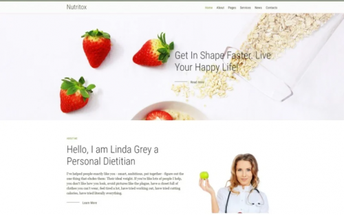 Nutritox – Simple Dietitian & Health Blogger Joomla Template nutritox simple dietitian health blogger joomla template