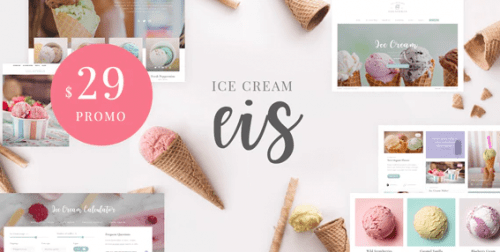 Eis Ice Cream Shop WordPress Theme