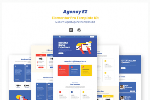 AgencyEz Elementor Pro Template Kit