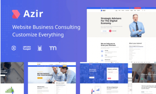 Azir Finance Consulting Elementor Template Kit