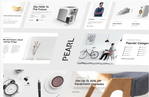 Pearl – Modern Simple WooCommerce Store Template Kit