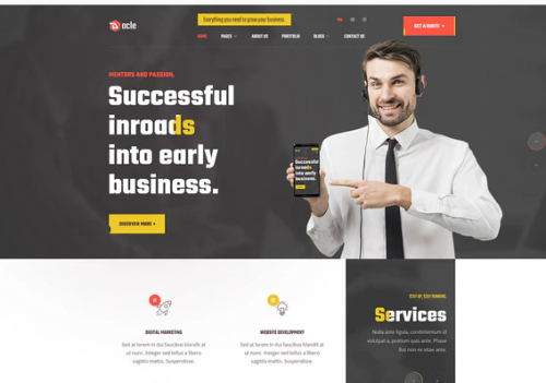 Docle – Digital Agency Services Template Kit