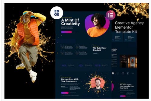 Edge – Modern Creative Agency Elementor Template Kit