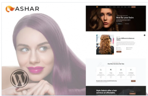 Ashar Hair Dresser Salon WooCommerce Theme