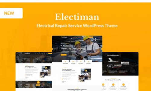 Electiman Electrical Repair Service WordPress Theme