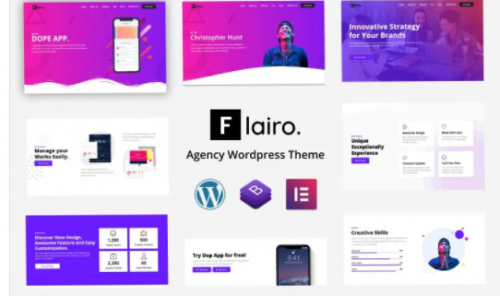 Flairo Responsive Agency WordPress Theme