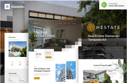 Hestate – Real Estate Elementor Template Kit 1