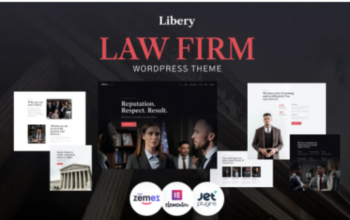 Libery Law Firm WordPress Theme